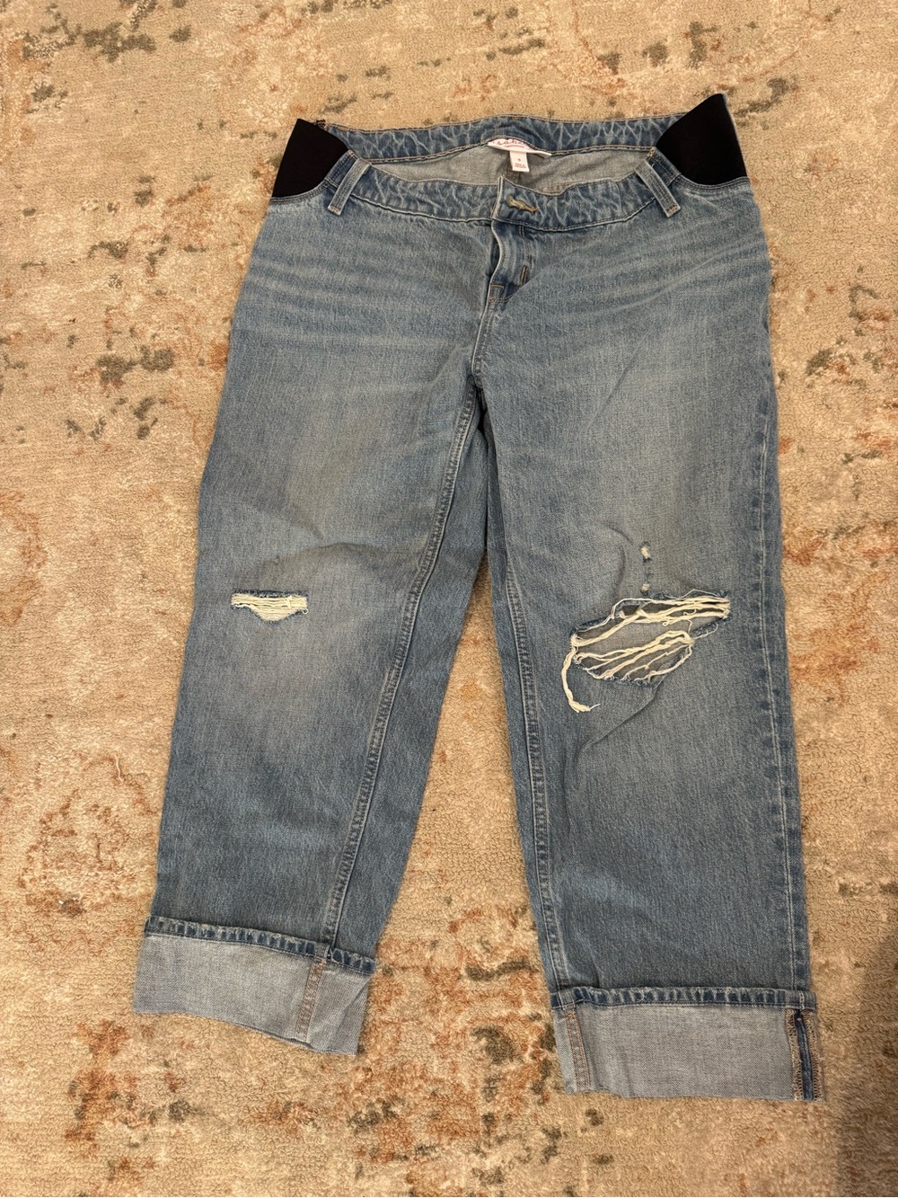 Cropped vintage straight Women’s Maternity Jeans
